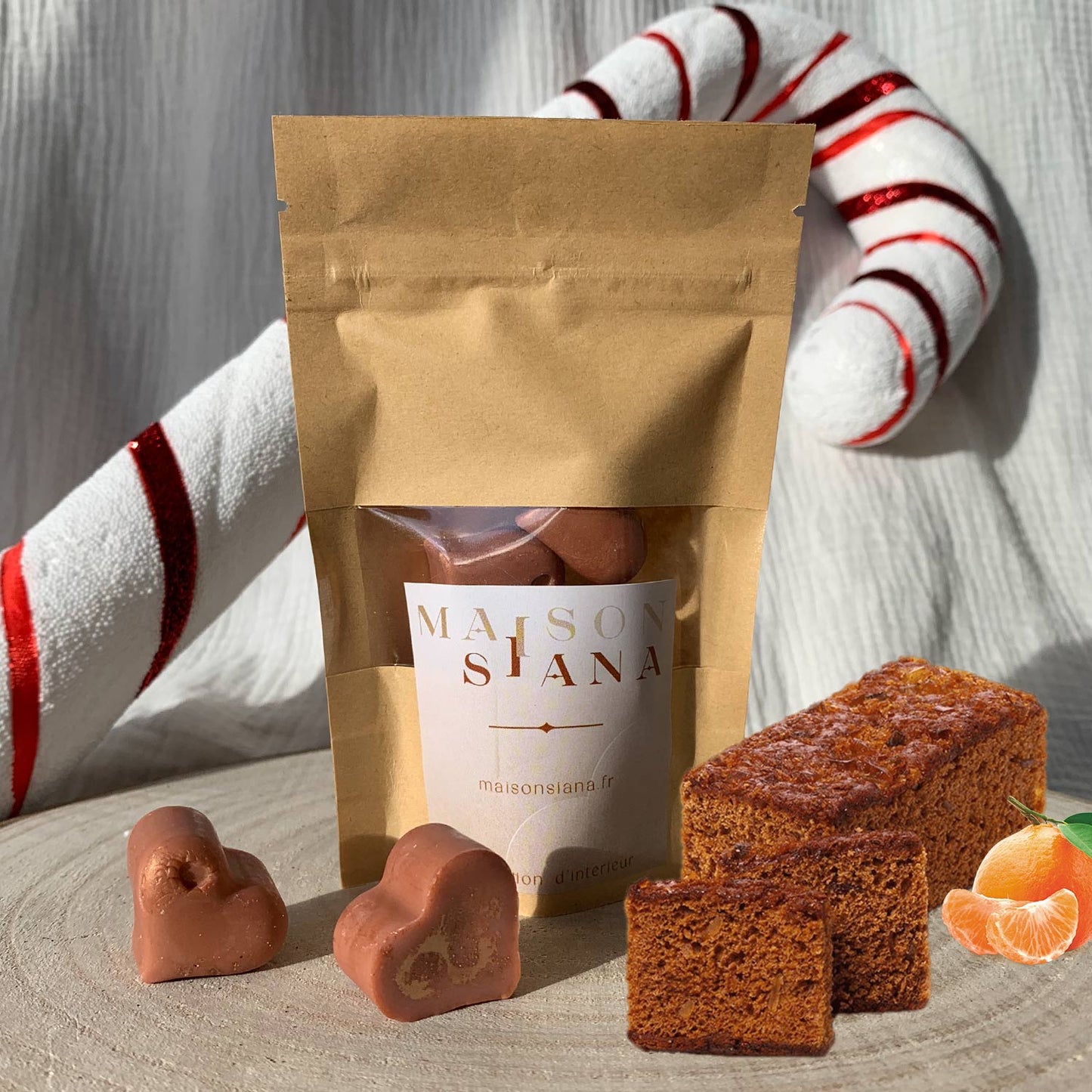 Sachet de fondants parfumés Pain d'épices Mandarine 30g