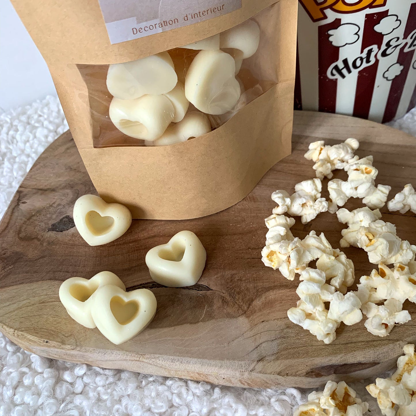Sachet de fondants parfumés Pop corn 80g