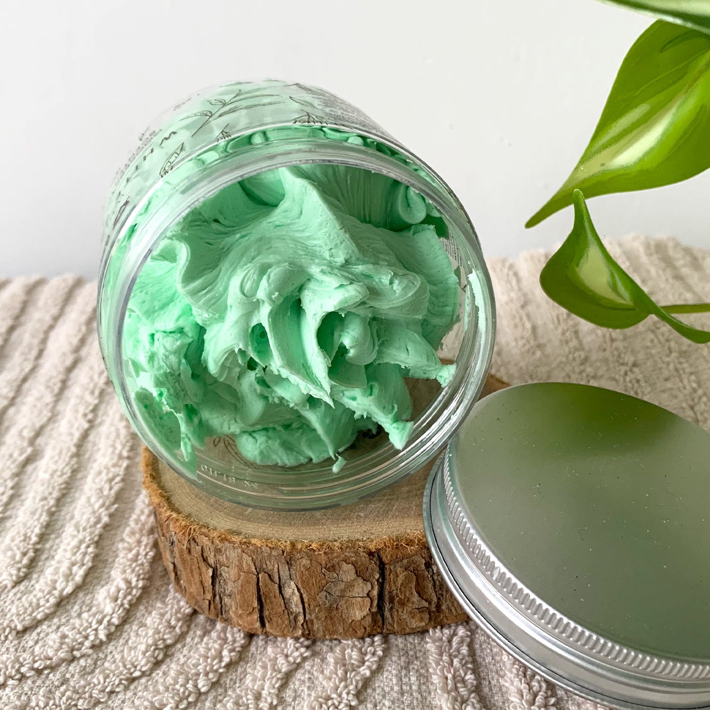 Savon crème fouettée Jasmin blanc