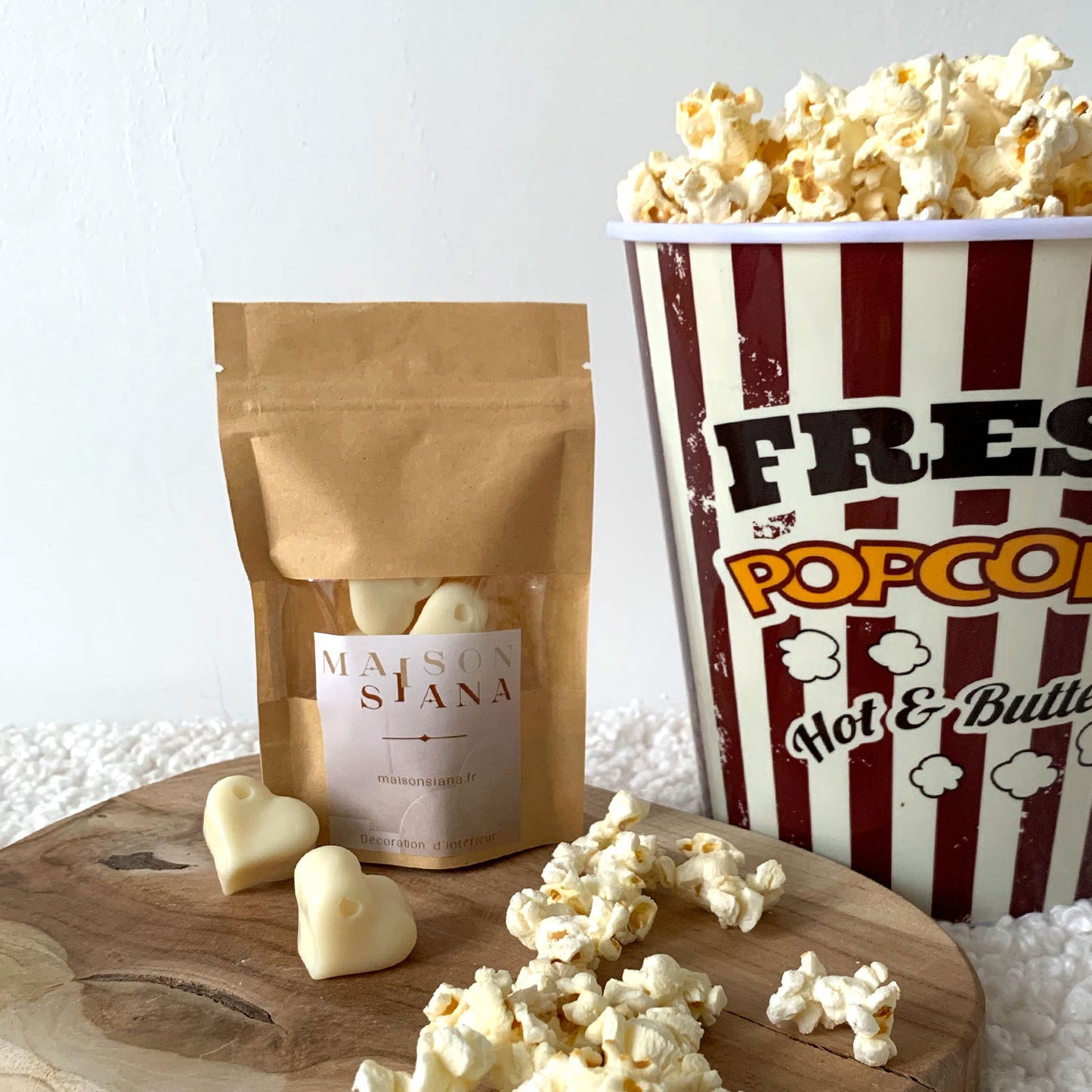Sachet de fondants parfumés Pop corn 30g