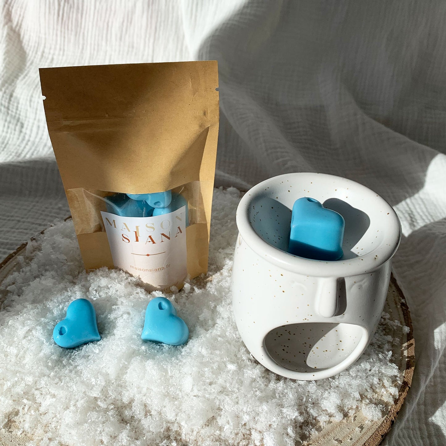 Sachet de fondants parfumés Flocons de neige 30g