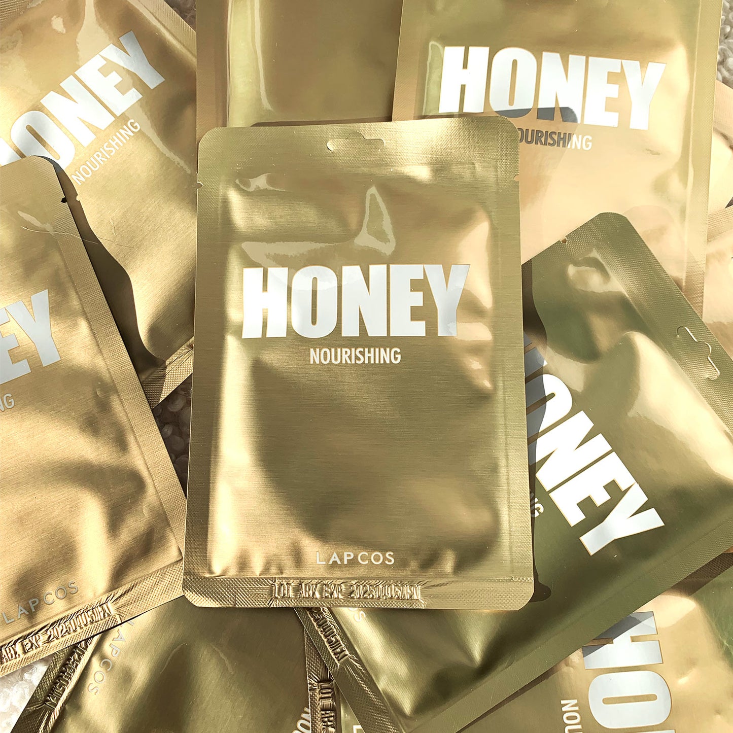 Masque visage tissu coréen nourrissant Honey