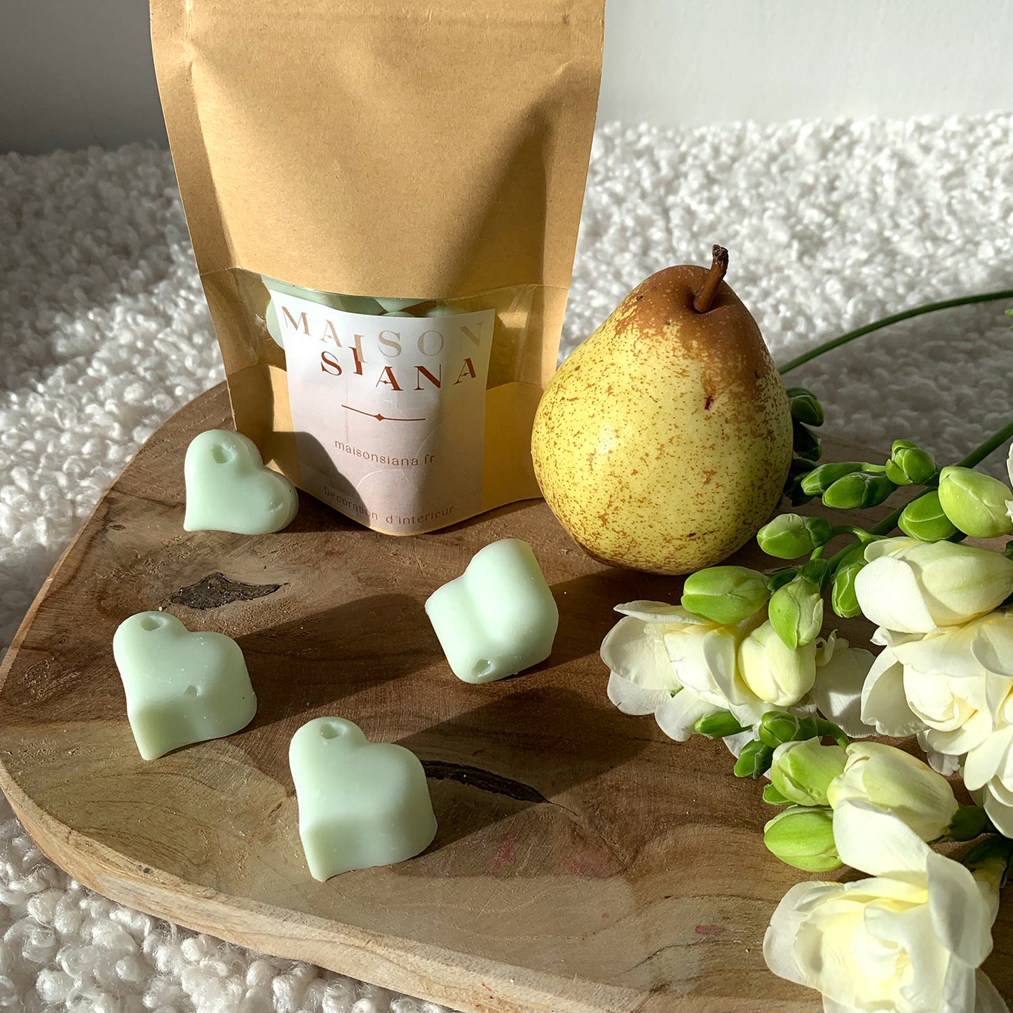 Sachet de fondants parfumés Poire Freesia 30g