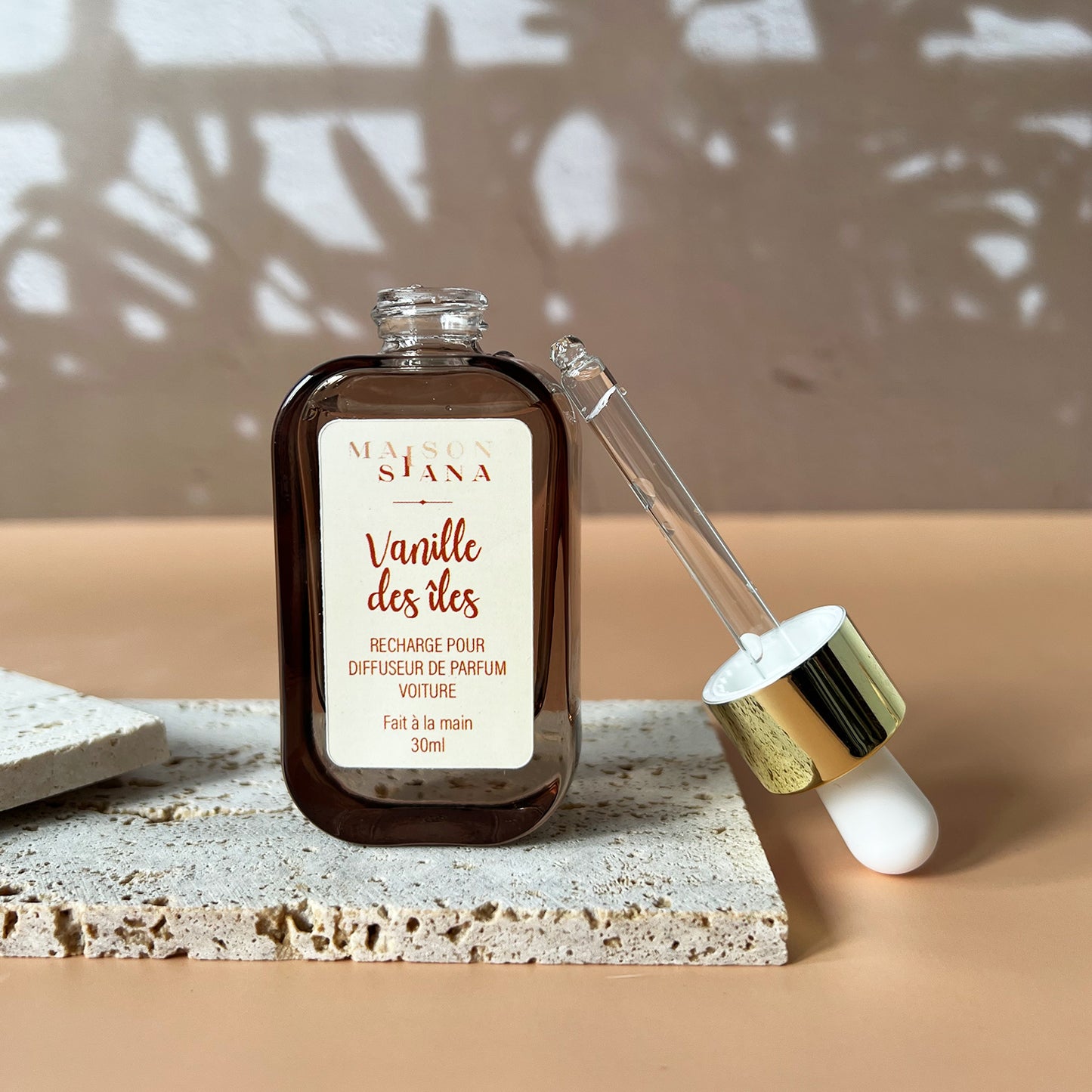 Recharge diffuseur de parfum voiture Vanille des îles