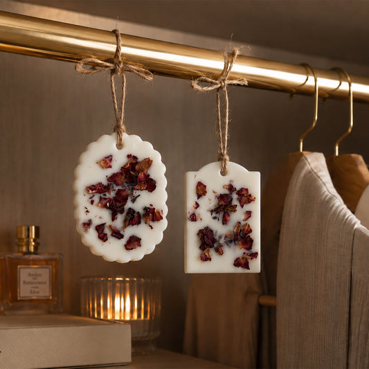 Suspension parfumée Musc blanc & Lavande pour armoire