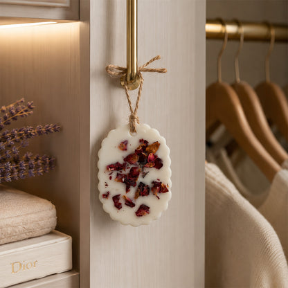 Suspension parfumée Musc blanc & Lavande pour armoire