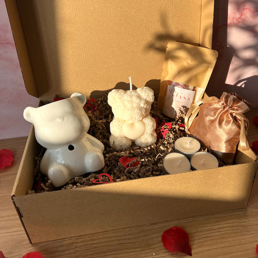 Coffret cadeau Ourson blanc