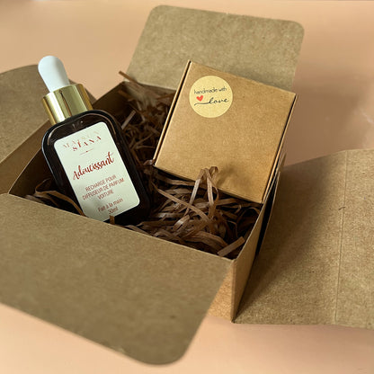 Coffret parfum voiture à suspendre + recharge