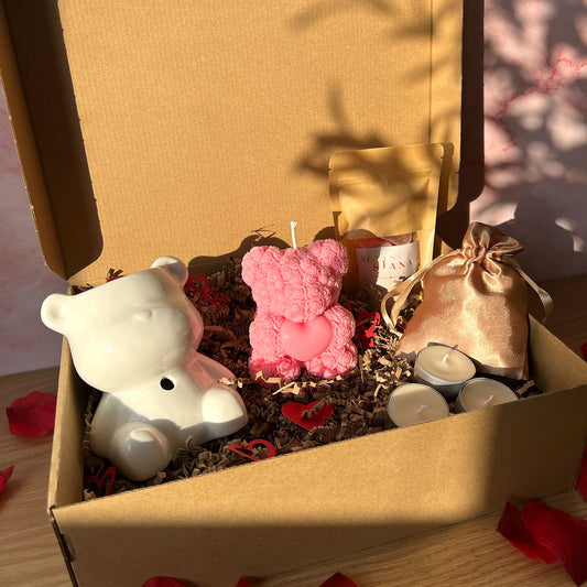Coffret cadeau Nounours Rose