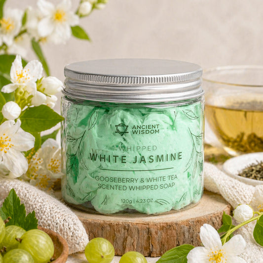 Savon crème fouettée Jasmin blanc