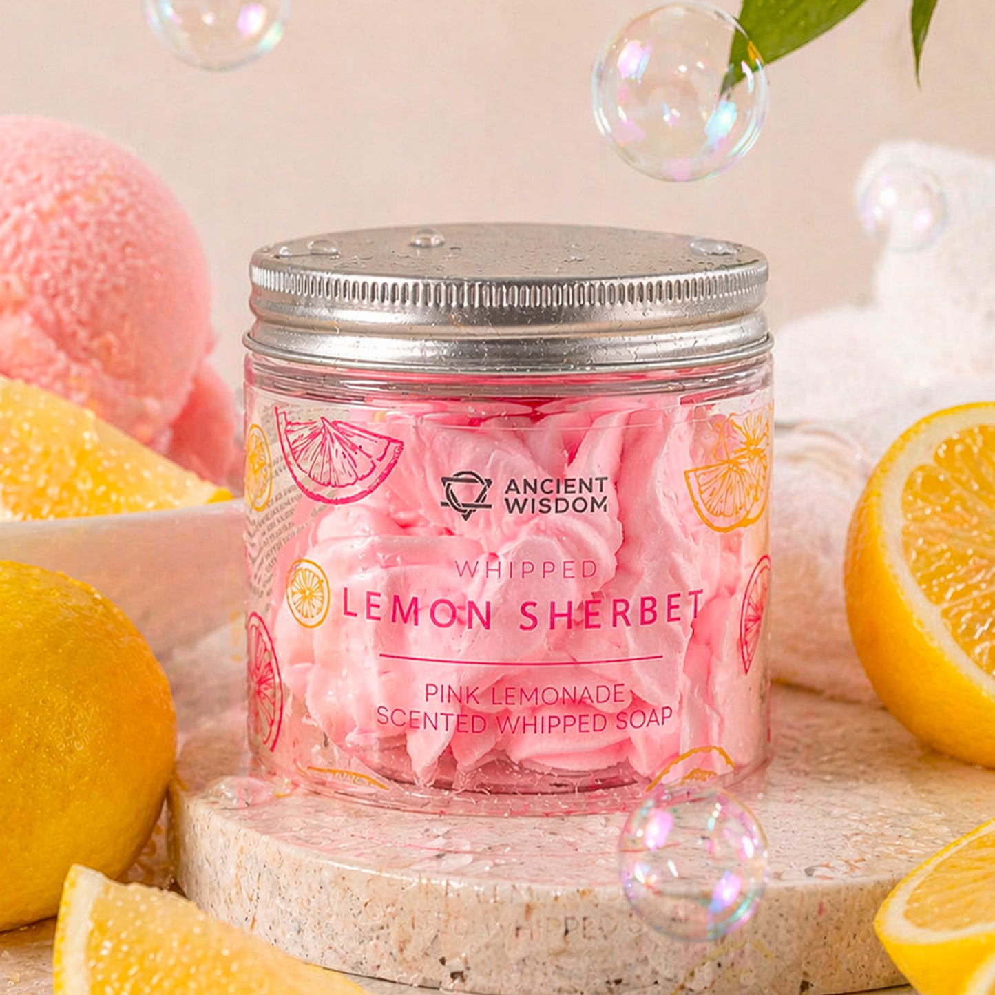 Savon crème fouettée Sorbet citron