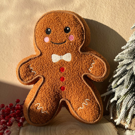 Coussin bonhomme pain d'épices Noël