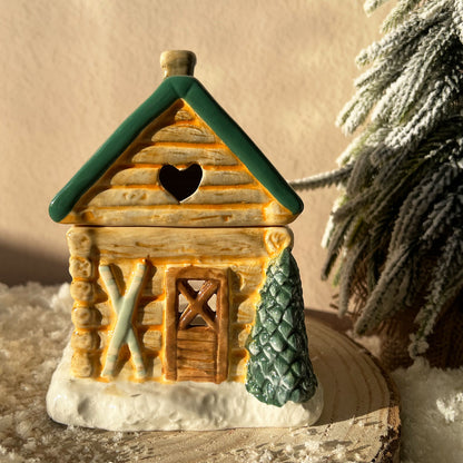 Brûle parfums Noël Chalet à la montagne