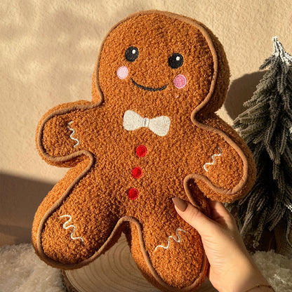 Coussin bonhomme pain d'épices Noël