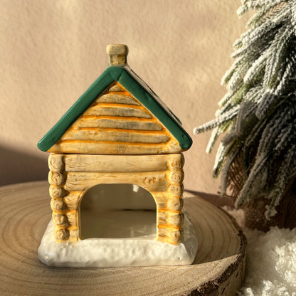 Brûle parfums Noël Chalet à la montagne