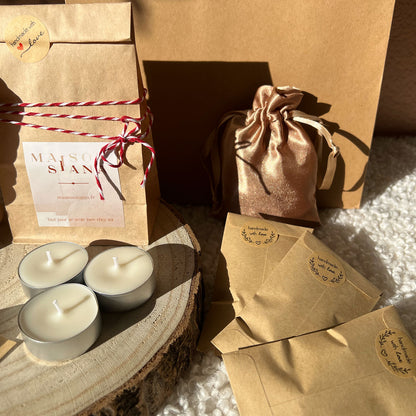 Petit coffret cadeau fondants parfumés Emily