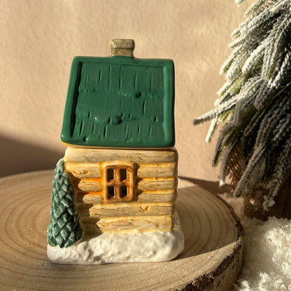 Brûle parfums Noël Chalet à la montagne